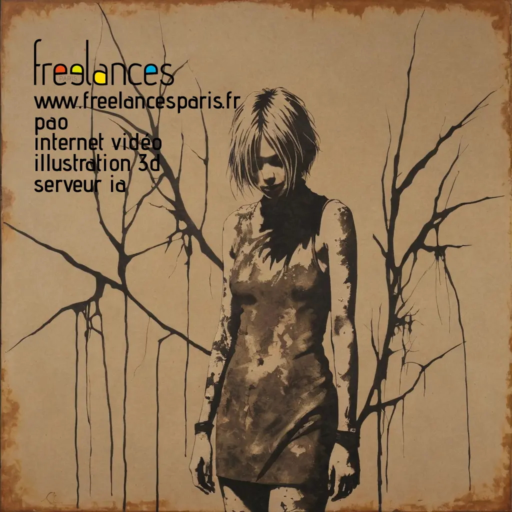 Pao internet vidéo illustration 3d serveur intelligence générative freelance paris studio de création UC0OHUP0